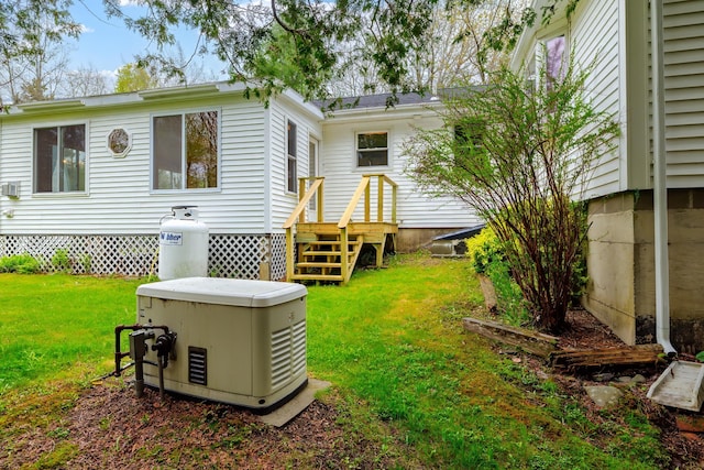 927 Pleasant St, Blue Hill, ME 04614 - rear view of house with a lawn