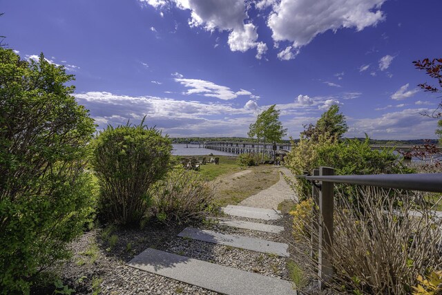 302 Eddy Rd Unit 302, Edgecomb, ME 04556 - view of yard featuring a water view
