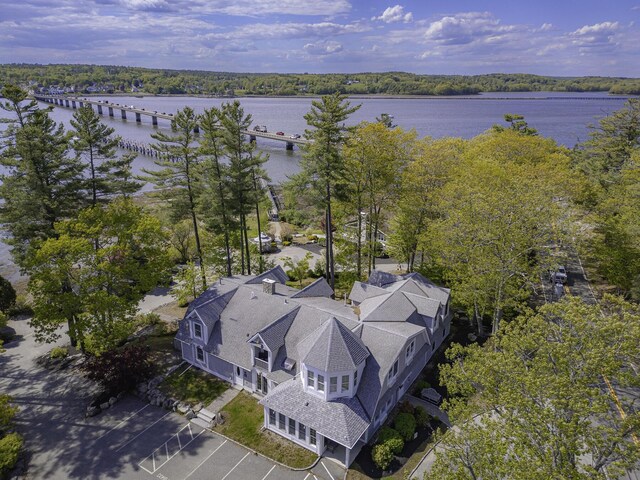 302 Eddy Rd Unit 302, Edgecomb, ME 04556 - drone / aerial view of a nearby body of water