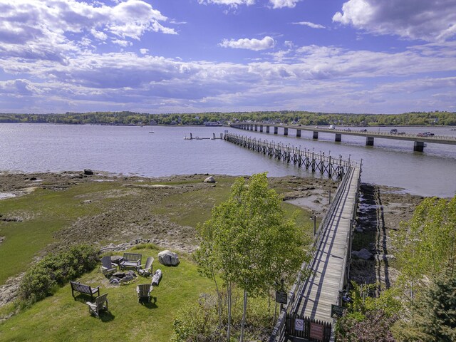 302 Eddy Rd Unit 302, Edgecomb, ME 04556 - bird's eye view of a large body of water
