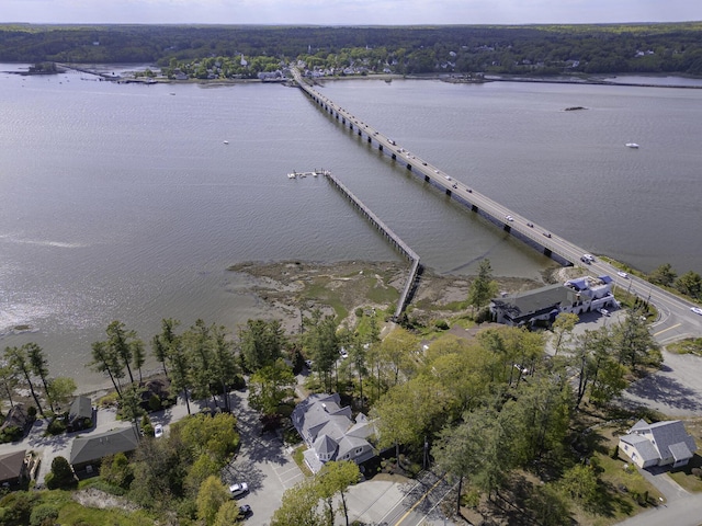 302 Eddy Rd Unit 302, Edgecomb, ME 04556 - aerial view of property and surrounding area featuring a nearby body of water