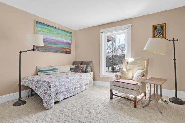 bedroom featuring baseboards
