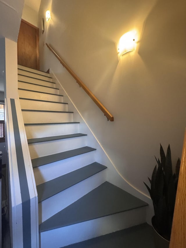 view of staircase