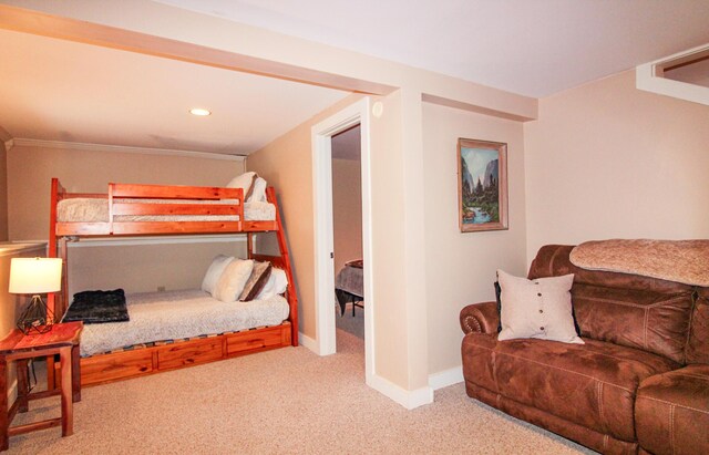 4 Bobs Way, Bethel, ME 04217 - bedroom featuring carpet floors, recessed lighting, and baseboards