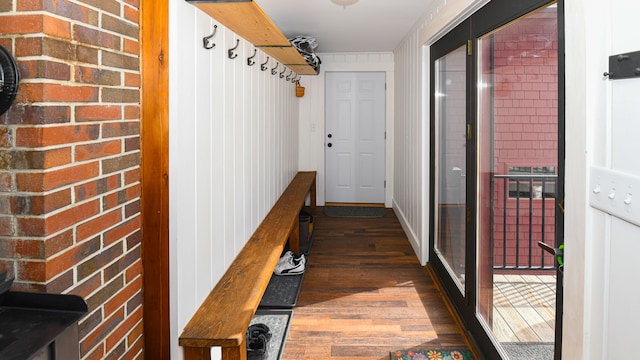 257 S Rumford Rd, Rumford, ME 04276 - mudroom featuring wood finished floors