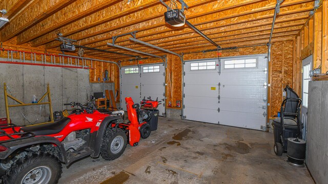 257 S Rumford Rd, Rumford, ME 04276 - garage with a garage door opener