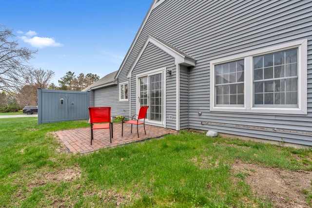 23 Winterberry Ct Unit 23, Cumberland, ME 04021 - exterior space with a yard and a patio
