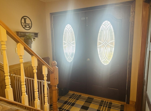 4197 Aroostook Rd, Winterville Plt, ME 04739 - entrance foyer with stairway