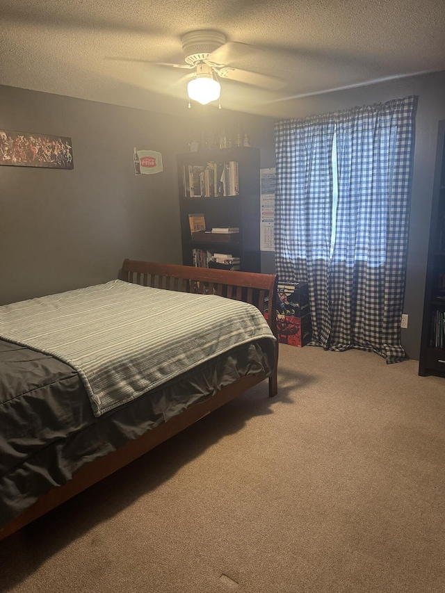 4197 Aroostook Rd, Winterville Plt, ME 04739 - bedroom with carpet flooring and a ceiling fan