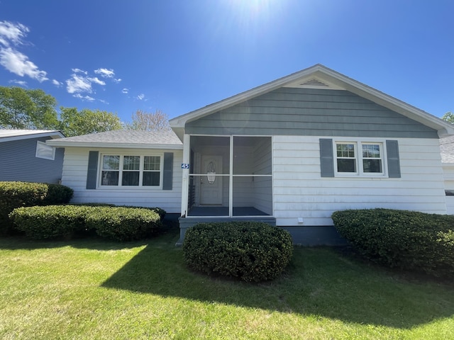 45 Vermont St, Millinocket, ME 04462 - view of front of house featuring a front lawn
