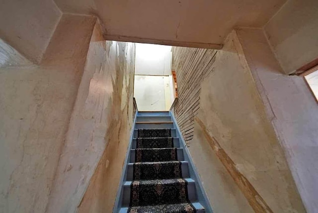 view of stairs
