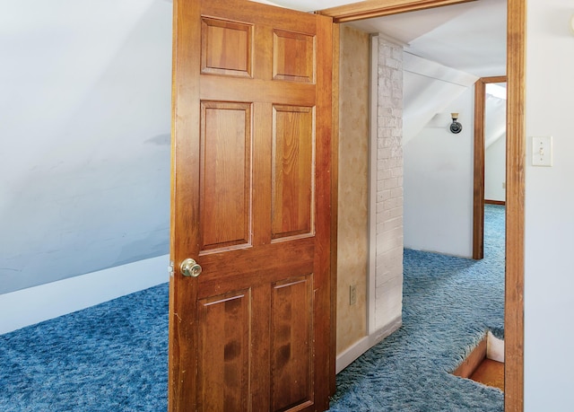 corridor with carpet