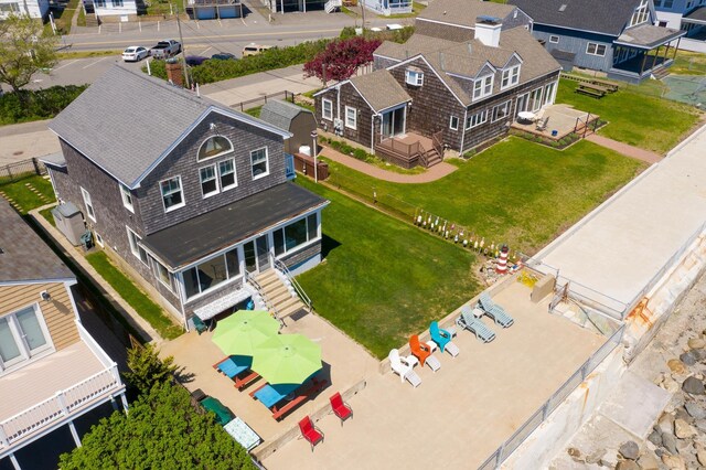 22 Gold Ribbon Dr, Wells, ME 04090 - bird's eye view with a residential view