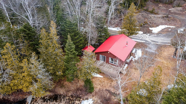 119 W Conroy Lake Rd, Monticello, ME 04760 - aerial view