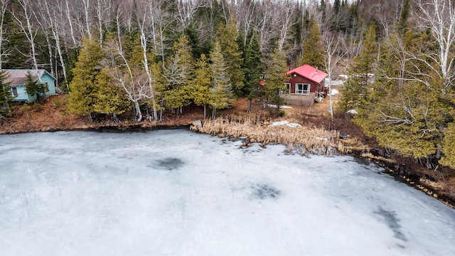 119 W Conroy Lake Rd, Monticello, ME 04760 - aerial view featuring a view of trees