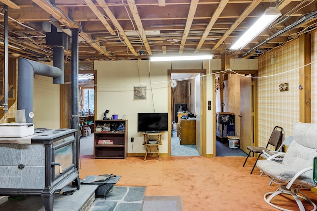 198 Hooper Rd, Shapleigh, ME 04076 - view of unfinished below grade area