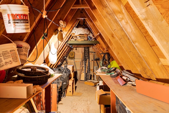 198 Hooper Rd, Shapleigh, ME 04076 - view of unfinished attic
