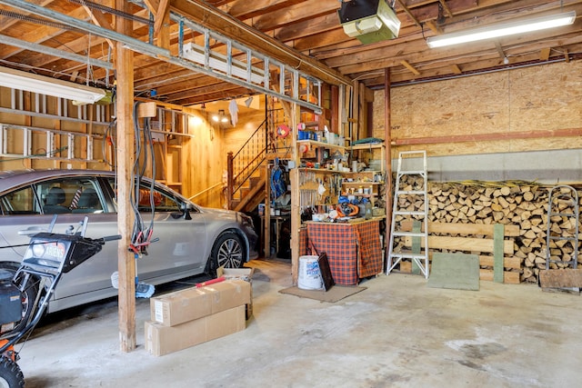 198 Hooper Rd, Shapleigh, ME 04076 - garage with a garage door opener