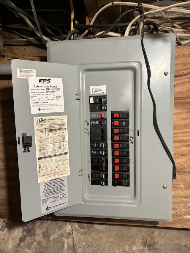 20 Westbrook St, South Thomaston, ME 04858 - utility room with electric panel