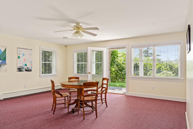 21 Bristol Dr, Rockport, ME 04856 - sunroom / solarium featuring plenty of natural light and baseboard heating