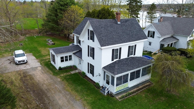 22 Bridge St, Milbridge, ME 04658 - aerial view of property and surrounding area