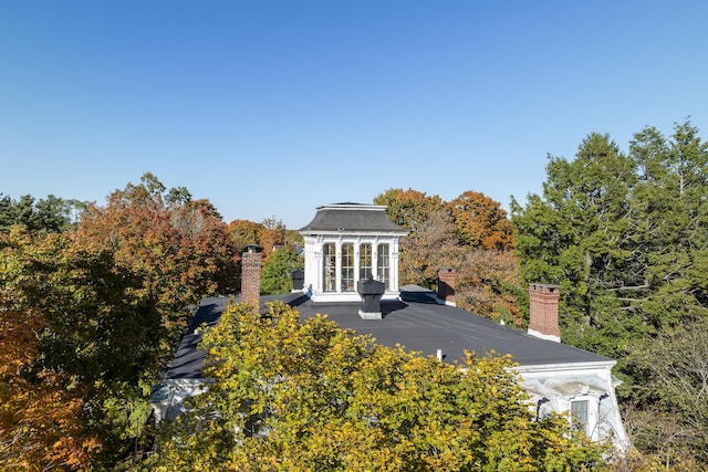 103 S St, Bath, ME 04530 - exterior space with french doors and a chimney