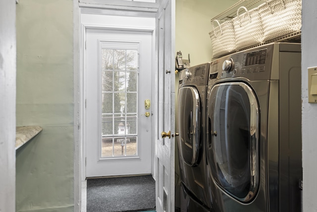 103 S St, Bath, ME 04530 - washroom featuring independent washer and dryer