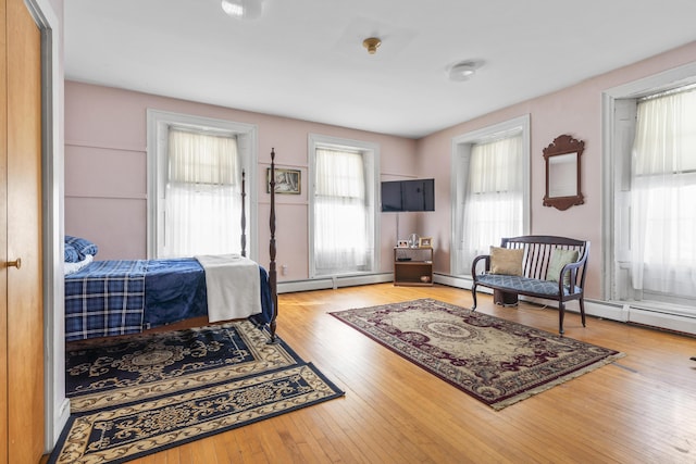 103 S St, Bath, ME 04530 - bedroom with hardwood / wood-style floors and baseboard heating