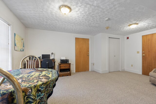 103 S St, Bath, ME 04530 - carpeted bedroom with a textured ceiling