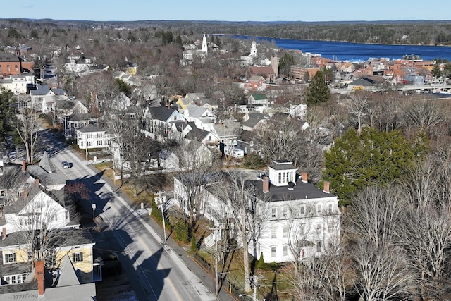 103 S St, Bath, ME 04530 - aerial view featuring a water view