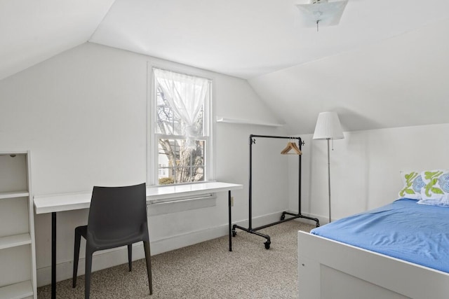 9 School St, Boothbay Harbor, ME 04538 - bedroom featuring carpet floors and lofted ceiling