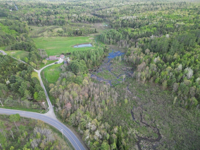 15 Murphy Ln, Madison, ME 04950 - aerial view of property and surrounding area featuring a forest and a large body of water
