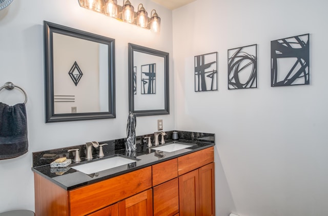 575 Hallowell Rd, Chelsea, ME 04330 - bathroom featuring double vanity