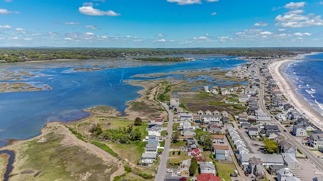 46 Ox Cart Ln, Wells, ME 04090 - aerial view of residential area with extended coastline