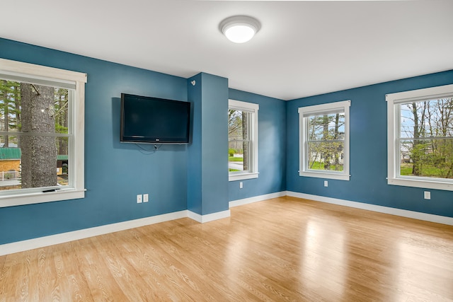 480 E Shore Dr, Acton, ME 04001 - interior space with baseboards, plenty of natural light, and wood finished floors