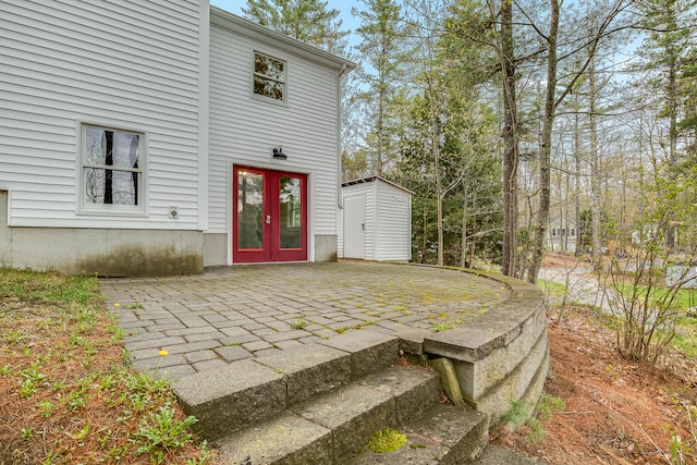 480 E Shore Dr, Acton, ME 04001 - entrance to property with a patio area and french doors