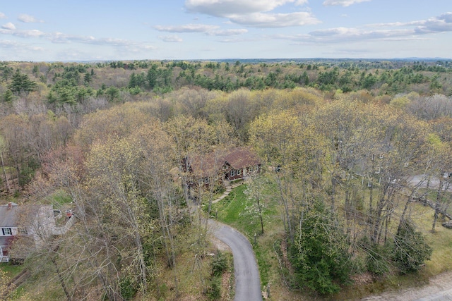 14 Stonebrook Rd, Windham, ME 04062 - aerial view of a heavily wooded area