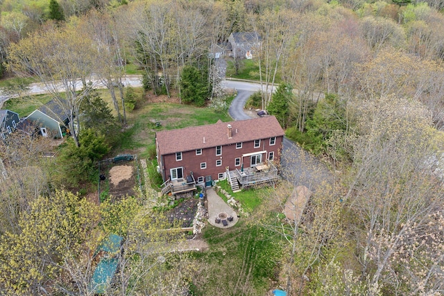 14 Stonebrook Rd, Windham, ME 04062 - view from above of property
