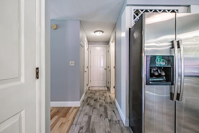 18 Sheila Cir, Saco, ME 04072 - hallway featuring wood finished floors and baseboards