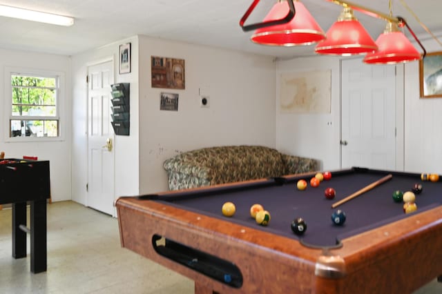 15 Allens Way Unit 18, Raymond, ME 04071 - rec room with tile patterned floors and pool table