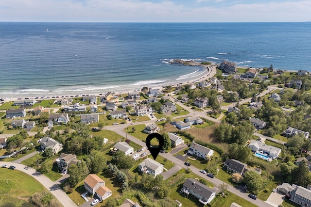 36 Surf Ln, Kennebunk, ME 04043 - aerial overview of property's location with expansive coastline and nearby suburban area