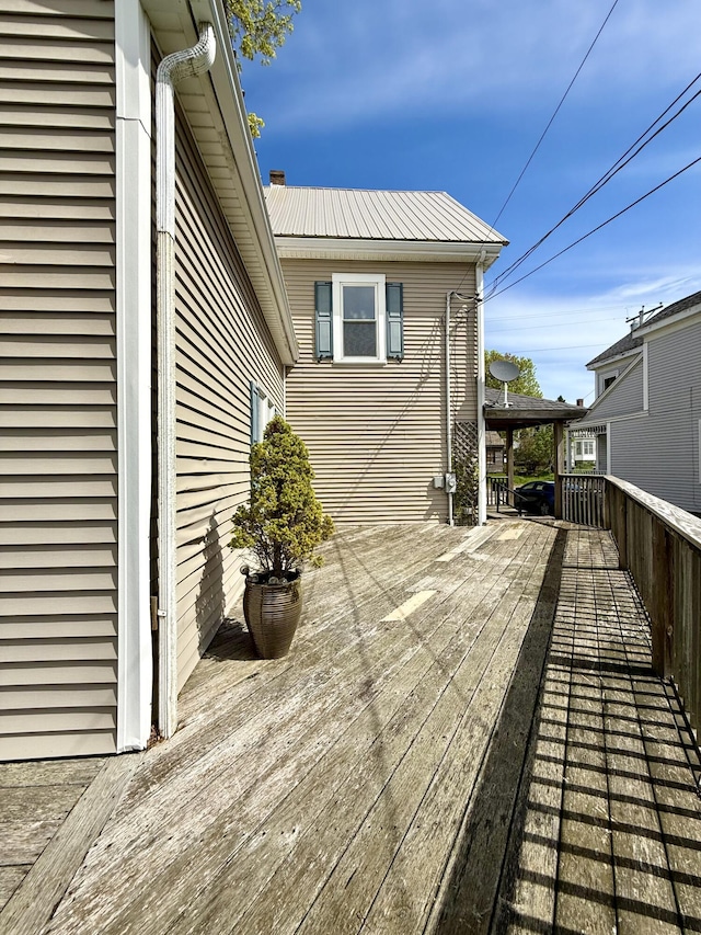 68 Washington St, Eastport, ME 04631 - view of deck