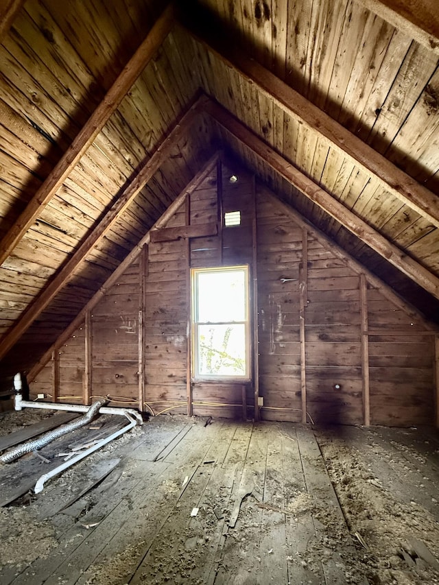 68 Washington St, Eastport, ME 04631 - view of unfinished attic