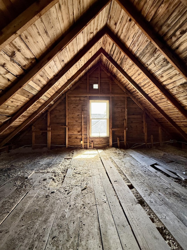 68 Washington St, Eastport, ME 04631 - view of unfinished attic