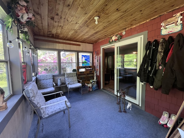 113 River Rd, Dresden, ME 04342 - view of sunroom / solarium
