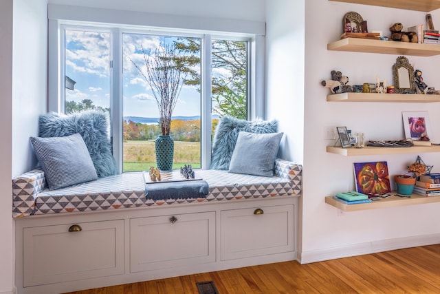 26 Old Searsport Ave, Belfast, ME 04915 - sitting room with baseboards, light wood-type flooring, and visible vents