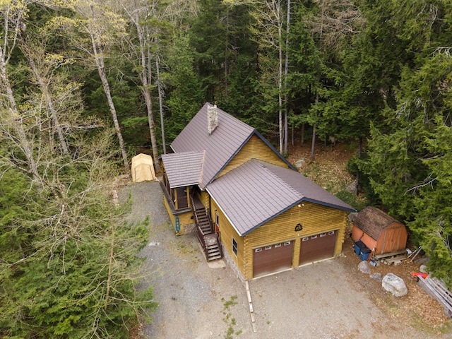 5 Canoe Ct Unit T3 R9, Nwp, ME 04462 - view of subject property featuring a forest