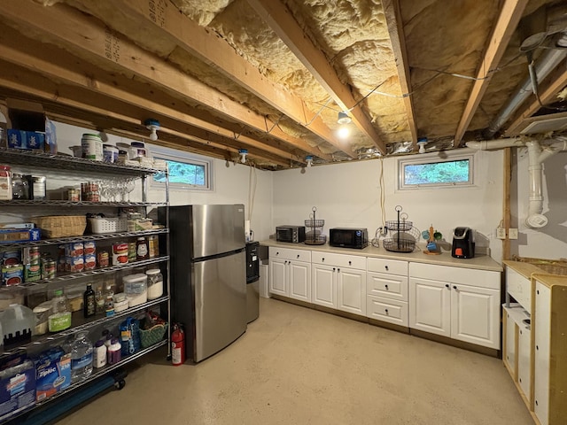 5 Canoe Ct Unit T3 R9, Nwp, ME 04462 - basement featuring freestanding refrigerator