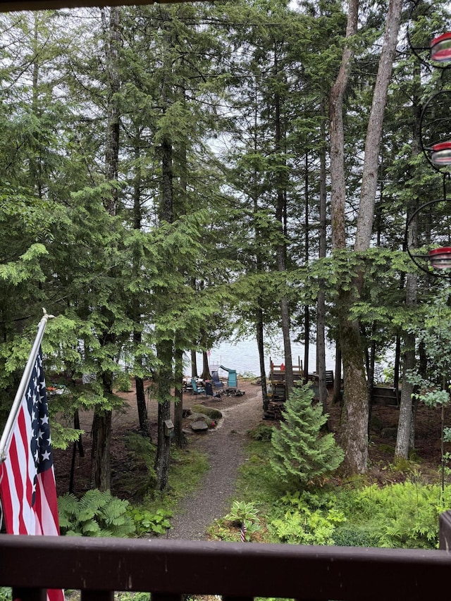 5 Canoe Ct Unit T3 R9, Nwp, ME 04462 - view of yard featuring a balcony