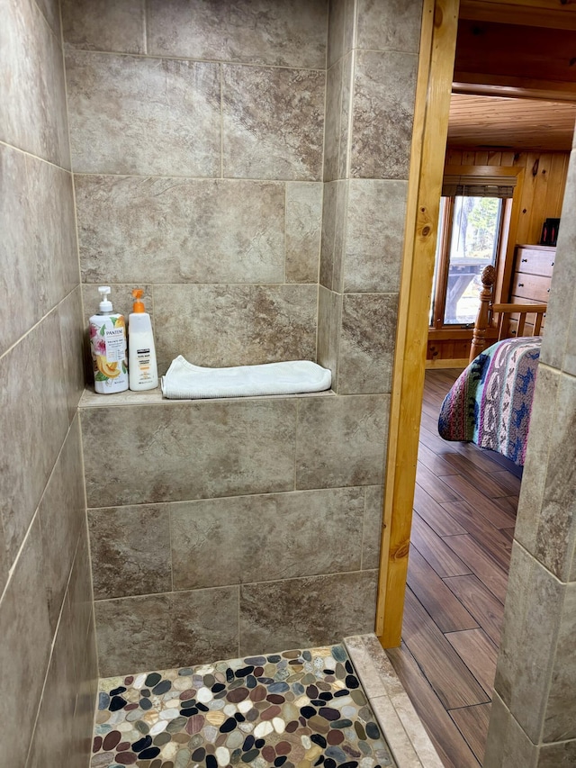 106 N Birch St, Greenville, ME 04441 - bathroom with tiled shower